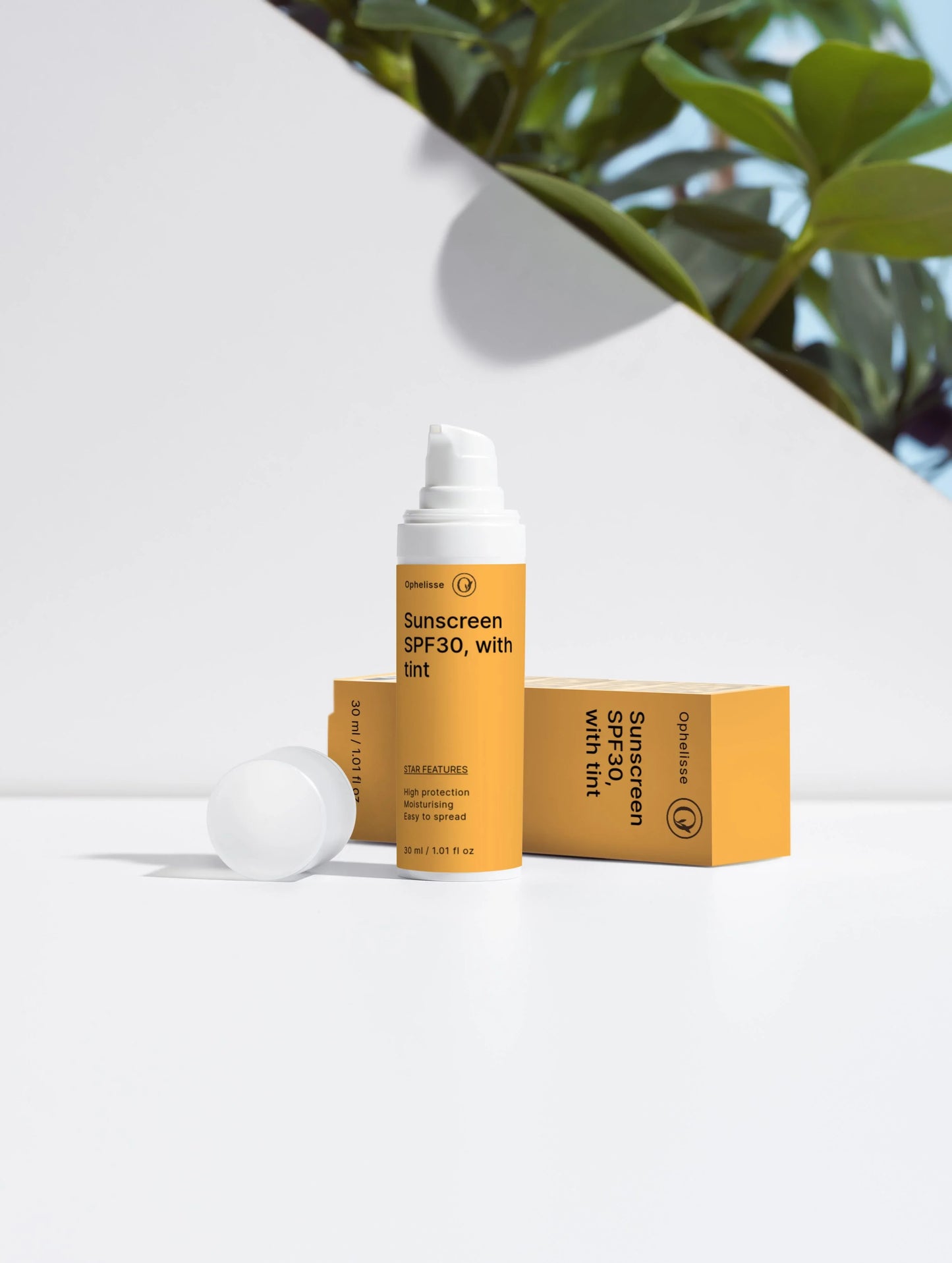 Sunscreen SPF30, with tint