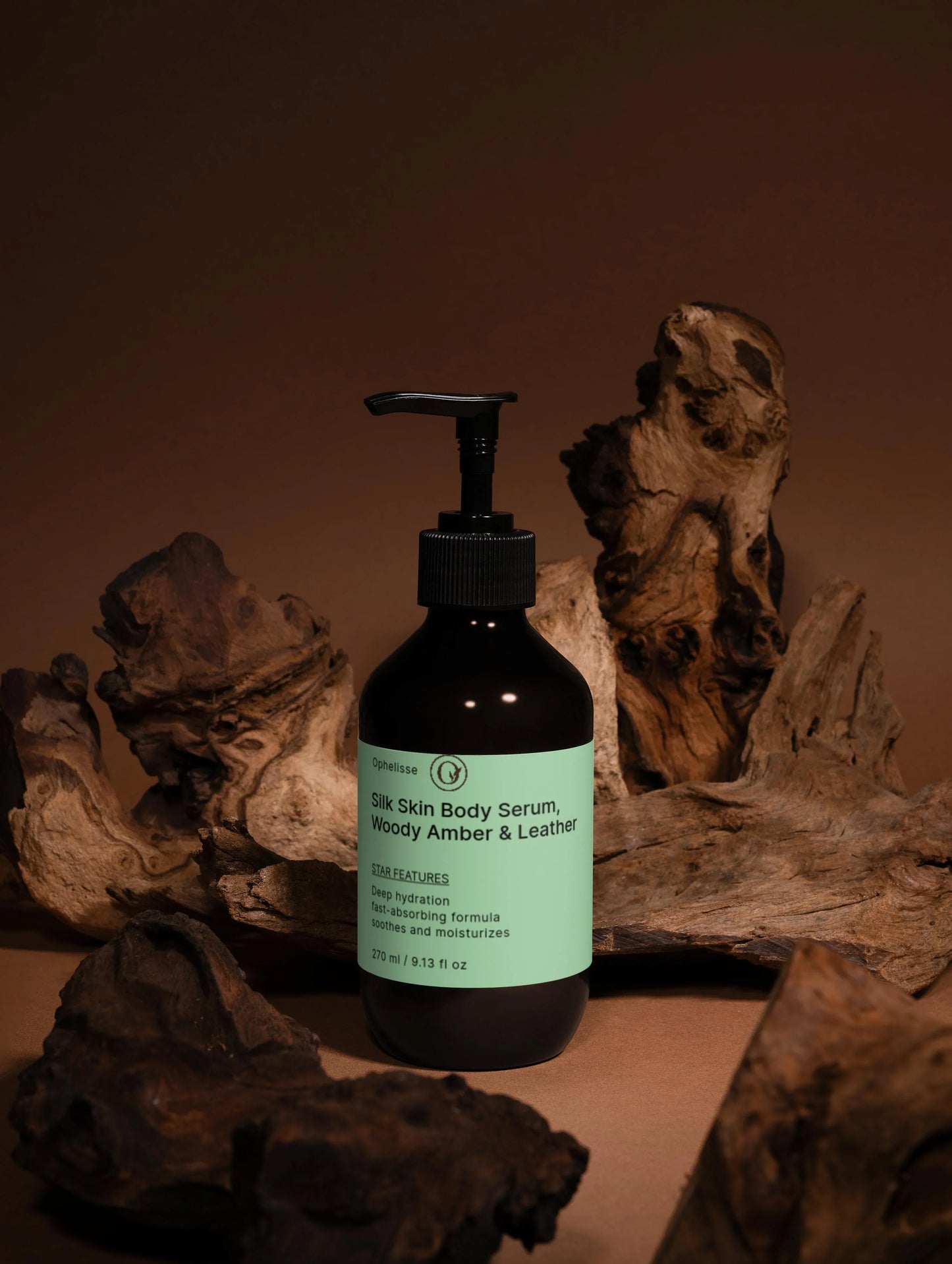 Silk Skin Body Serum, Woody Amber & Leather
