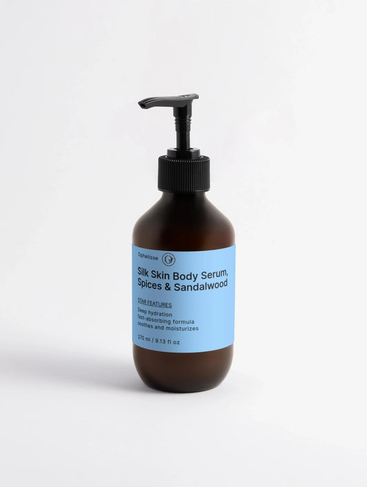 Silk Skin Body Serum, Spices & Sandalwood