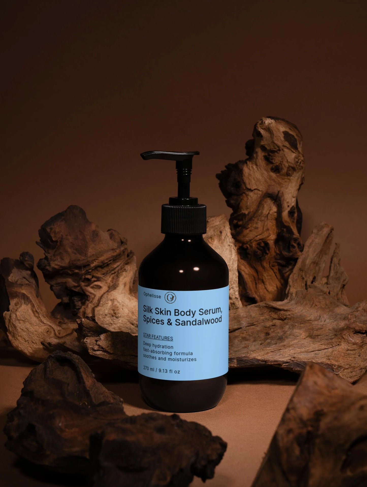 Ser corporal Silk Skin, condimente și lemn de santal
