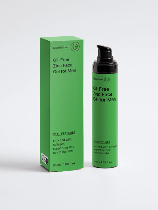 Oil-Free Zinc Face Gel for Men